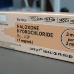 Unopened Naloxone kit with pre-filled syringe