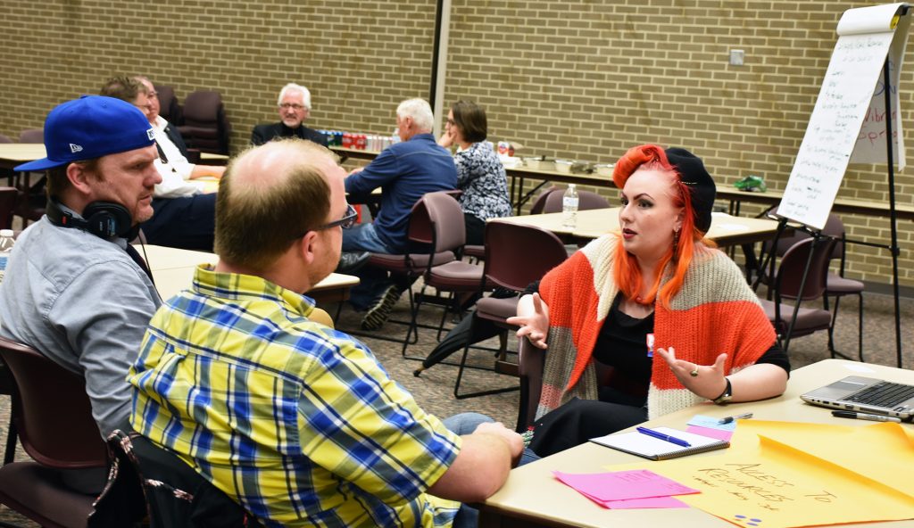 Community members in Springfield discuss local vibrancy
