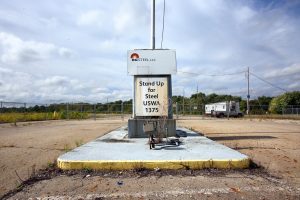 Entrance of the former RG Steel plant