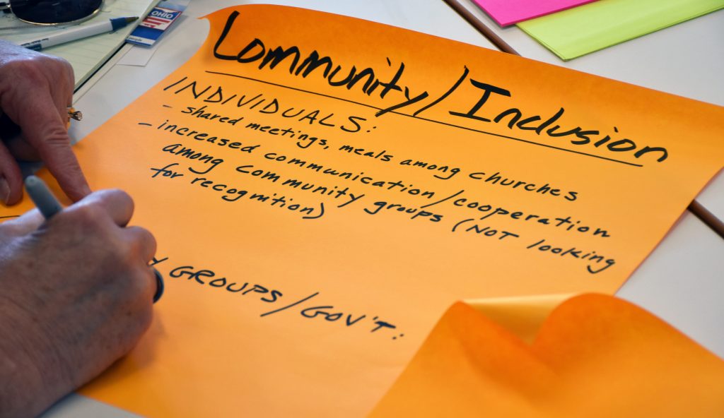 Participant notes on what makes Dayton a vibrant community